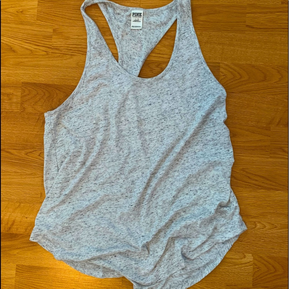 PINK grey tank top